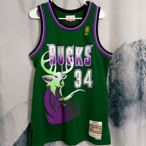 Mitchell & Ness Ray Allen Milwaukee Bucks  Jersey